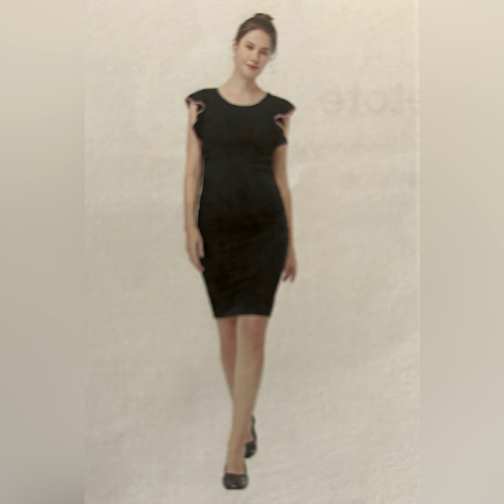 Flutter Sleeve Dress